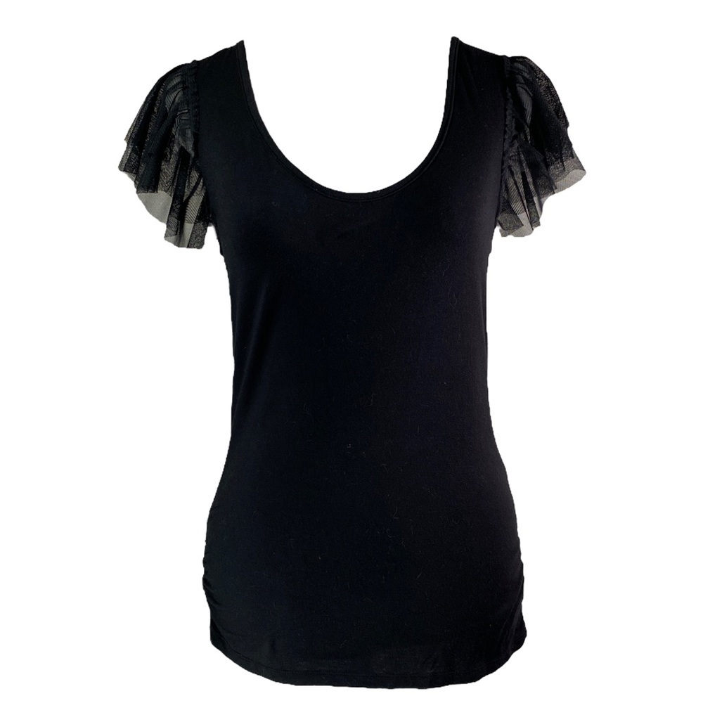 Silver Jeans Flutter Sleeve Top